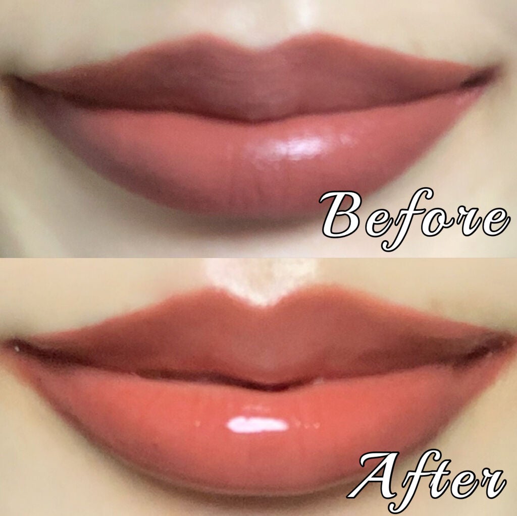 グラスティングウォーターグロス/rom&nd/リップグロスを使ったクチコミ(2枚目)