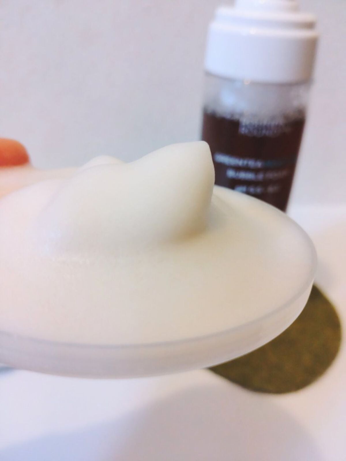 グリーンティーモイスチャーバブルフォーム/ラウンドアラウンド/泡洗顔を使ったクチコミ(5枚目)