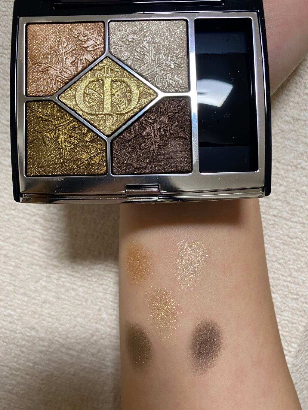 サンク クルール クチュール<ゴールデン ナイツ>/Dior/アイシャドウパレットを使ったクチコミ(7枚目)