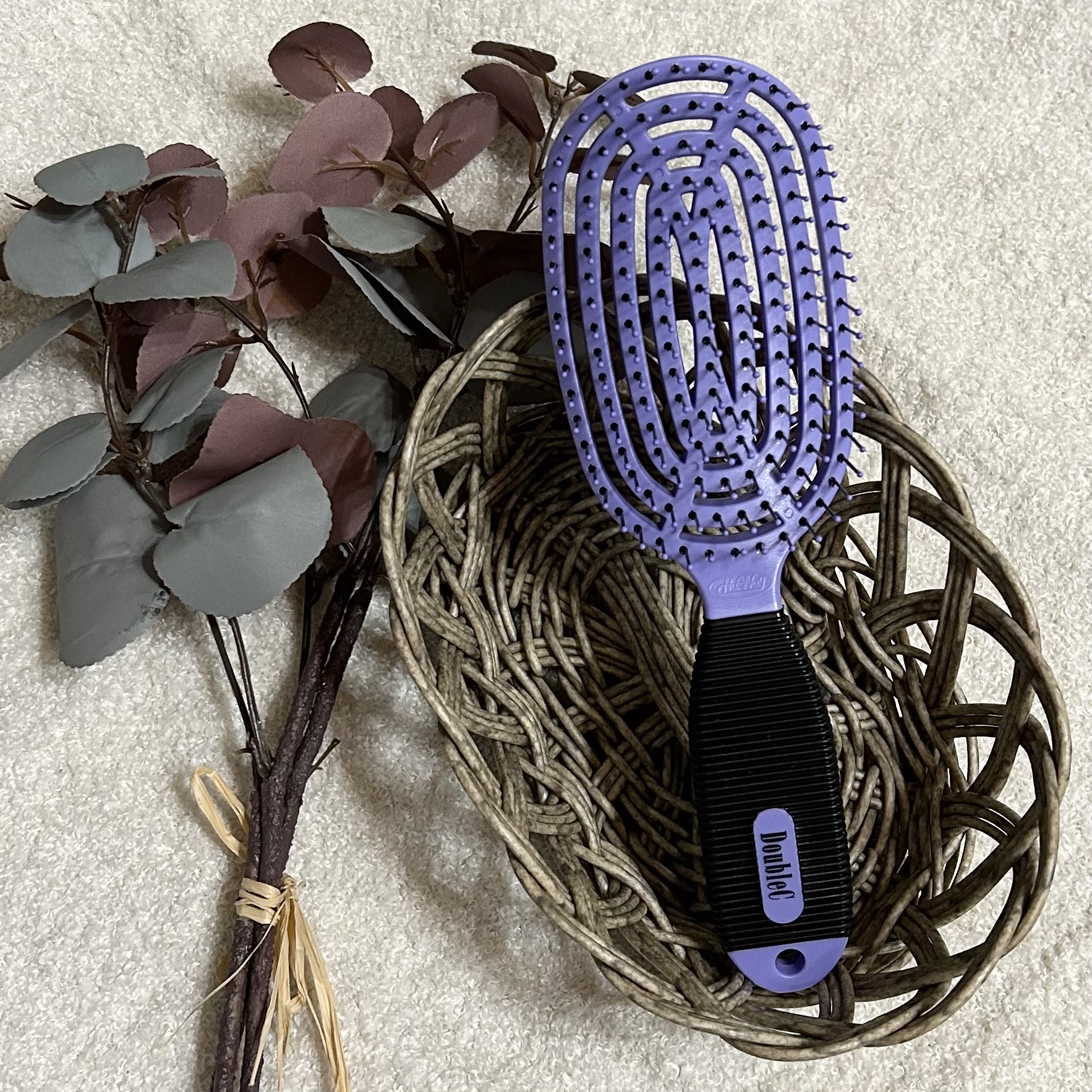 ヘアブラシ Double Cカーブ/NuWay4Hair/ヘアブラシを使ったクチコミ（1枚目）