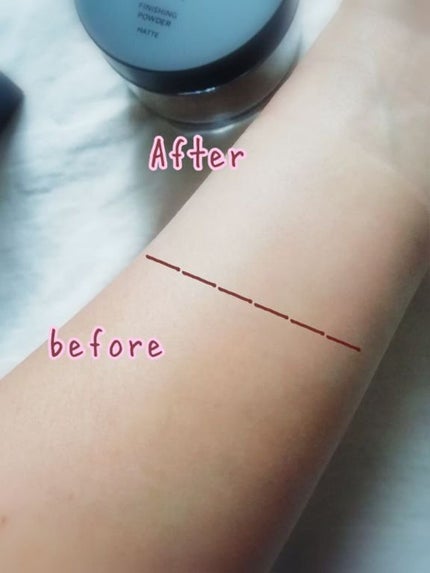 フィニッシングパウダー マット/チャコット・コスメティクス/ルースパウダーを使ったクチコミ(5枚目)