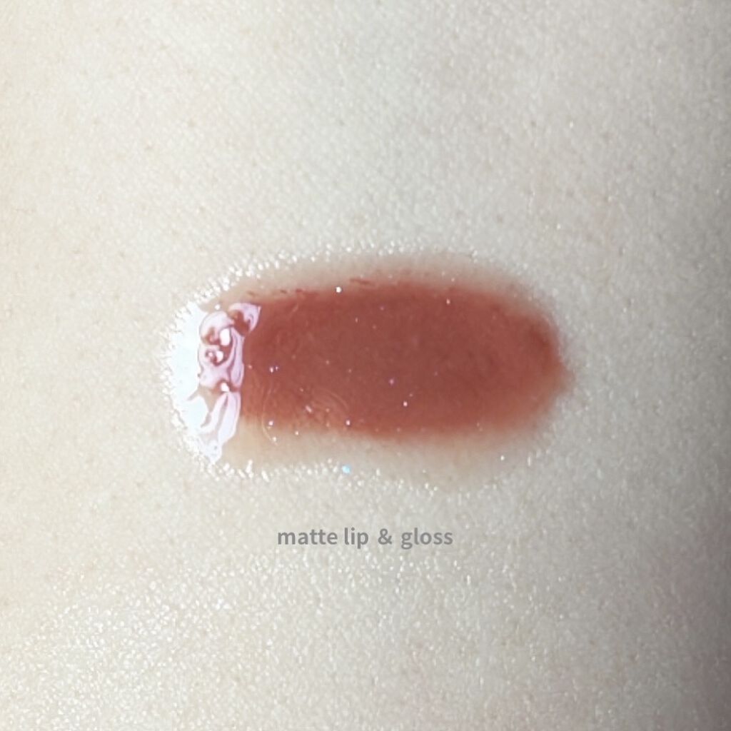 グラスティングウォーターグロス/rom&nd/リップグロスを使ったクチコミ（3枚目）