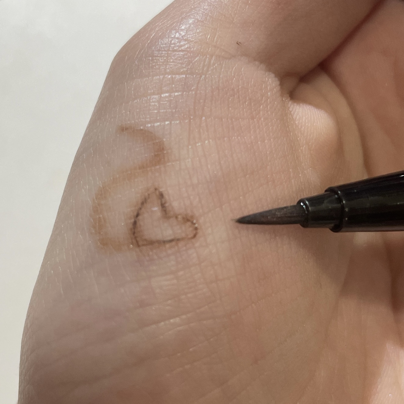 リアルラスティングアイライナー24hWP DB ディープブラウン/K-パレット/リキッドアイライナーを使ったクチコミ（2枚目）