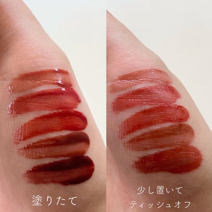 ザ ウォータリー デュー ティント シーズン3/MERZY/リップティントを使ったクチコミ(3枚目)