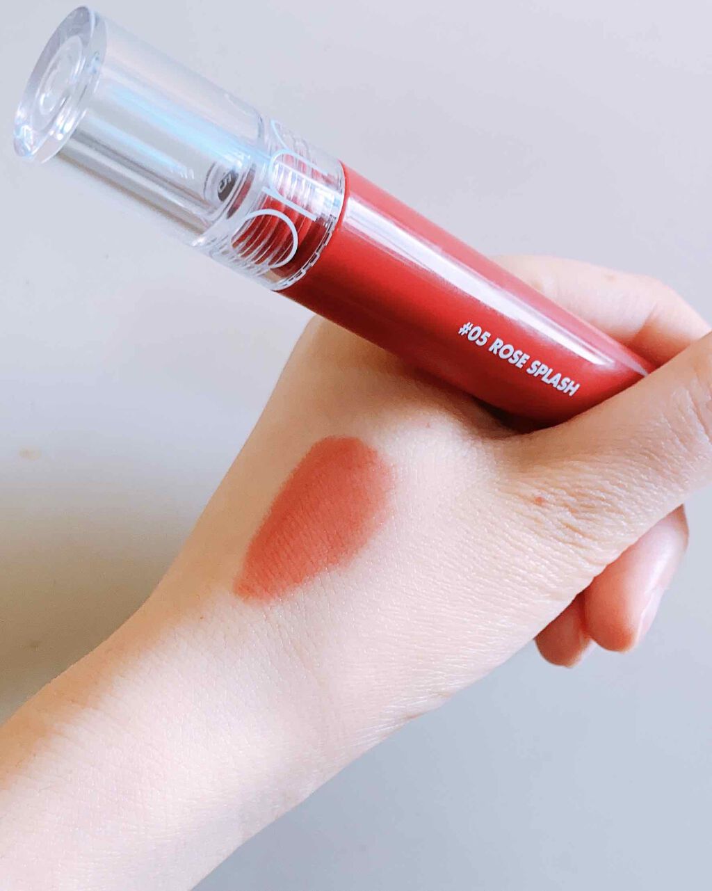 グラスティングウォーターティント/rom&nd/リップティントを使ったクチコミ（1枚目）