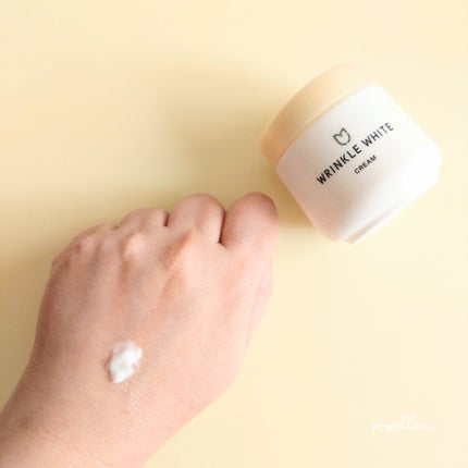 薬用リンクルホワイトクリーム/明色/フェイスクリームを使ったクチコミ(4枚目)