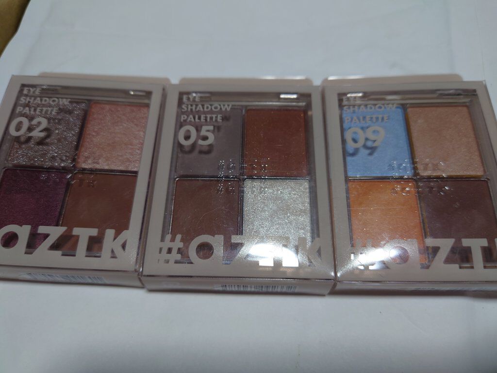 4色アイシャドウパレット 05 クーリッシュアンジュ/aZTK/アイシャドウパレットを使ったクチコミ（1枚目）