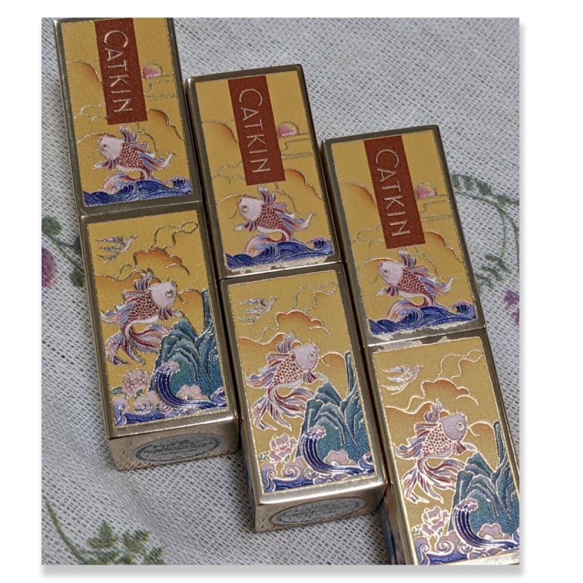 春江花月 保湿リップクリーム/CATKIN/リップケアを使ったクチコミ(2枚目)