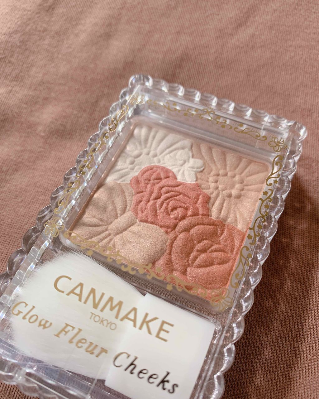 グロウフルールチークス/キャンメイク/パウダーチークを使ったクチコミ(1枚目)