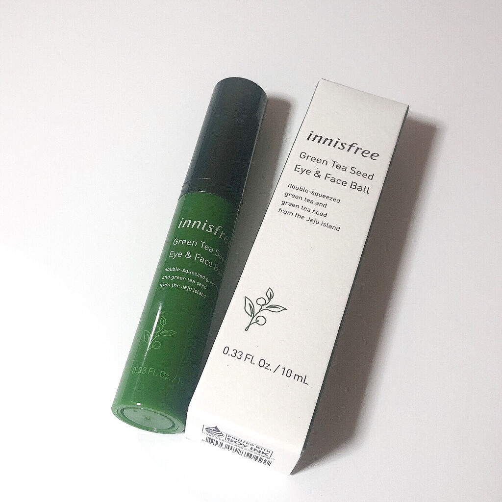 グリーンティーシード アイ＆フェイスボール/innisfree/美容液を使ったクチコミ（1枚目）