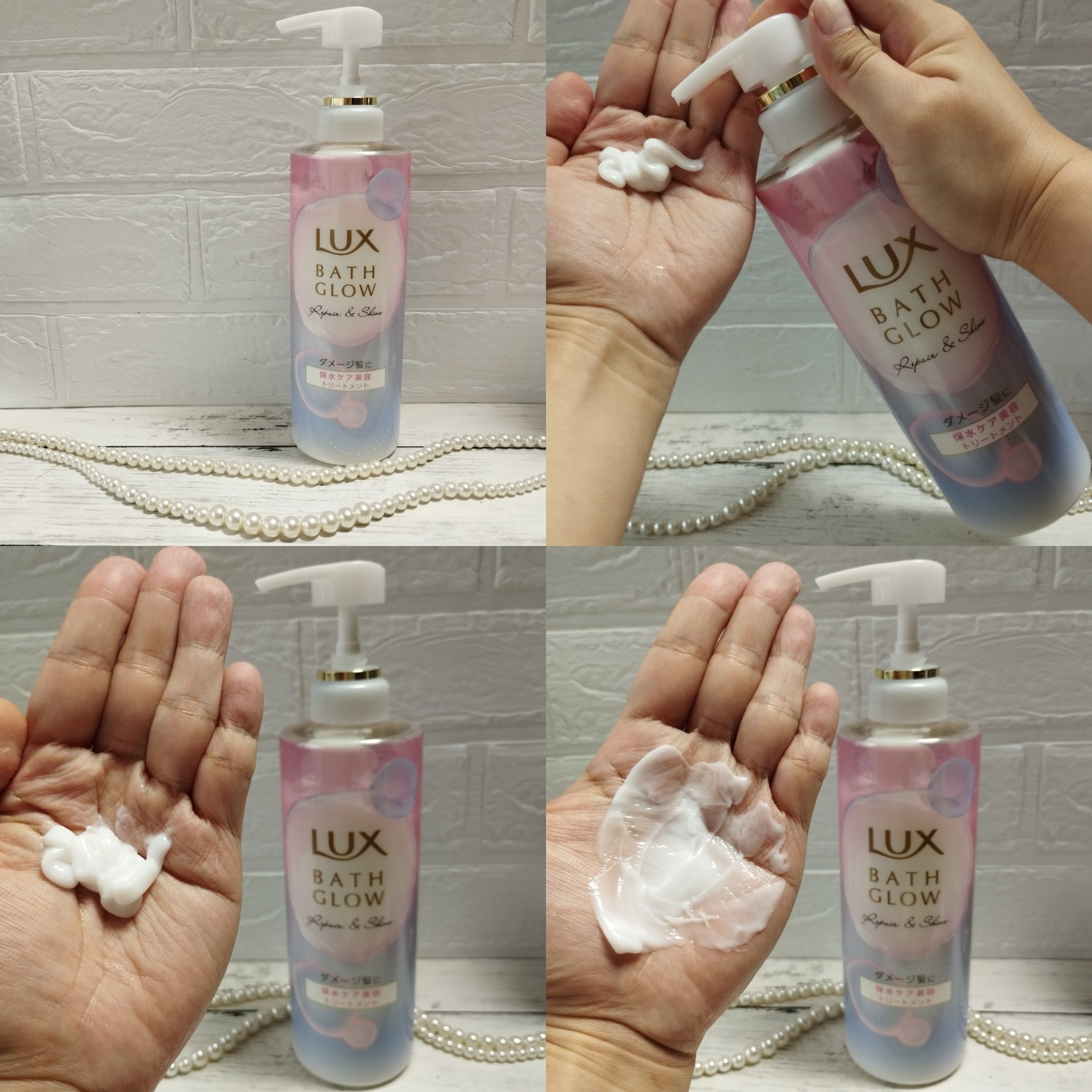 ラックス バスグロウ リペア＆シャイン ヘアブースター/LUX/洗い流すヘアトリートメントを使ったクチコミ（3枚目）