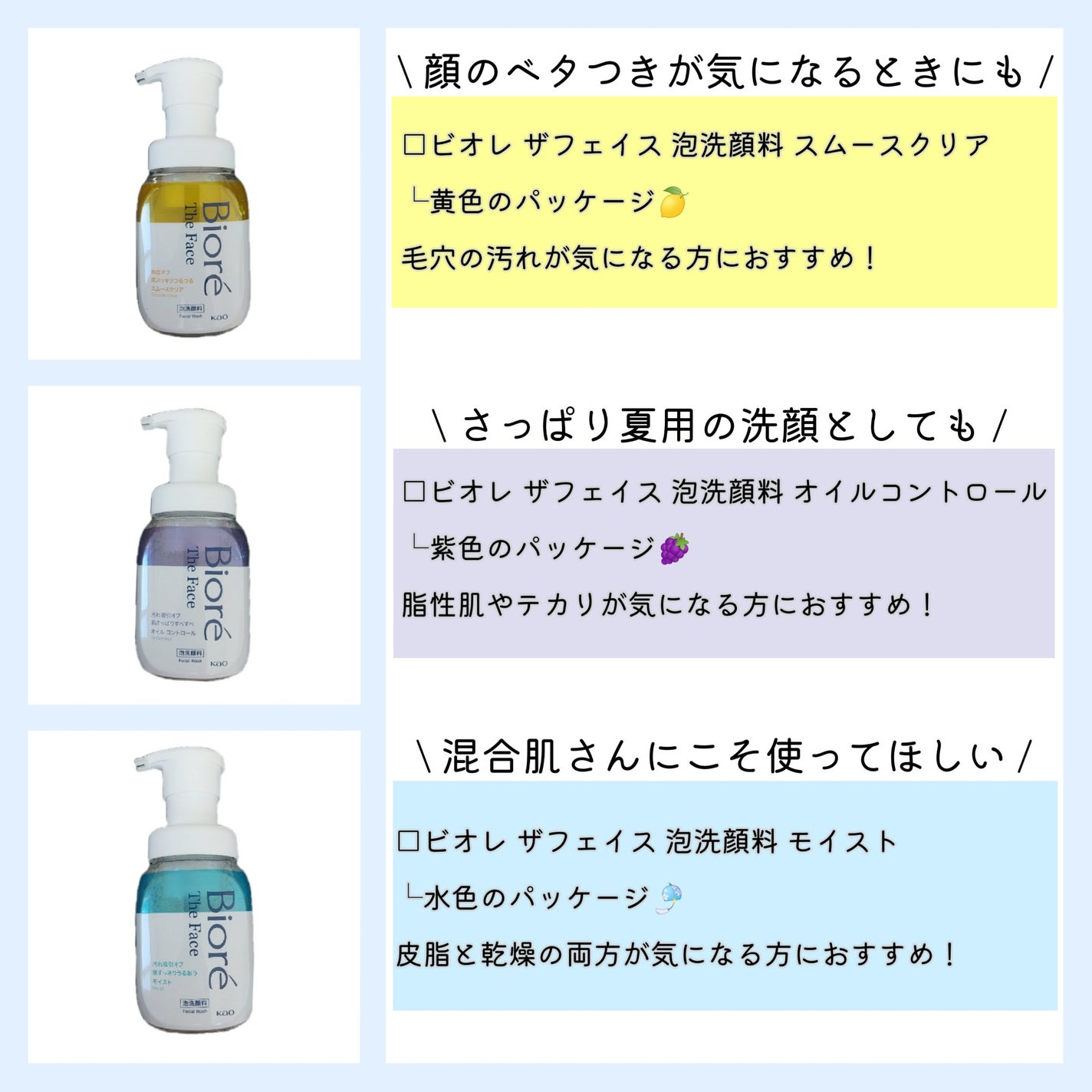 ビオレ ザフェイス 泡洗顔料 モイスト/ビオレ/泡洗顔を使ったクチコミ(2枚目)