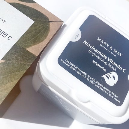 ナイアシンアミドビタミンC ブライトニングマスク/MARY&MAY/シートマスク・パックを使ったクチコミ(6枚目)
