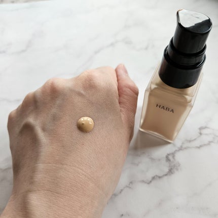 薬用 タイムケア リキッドファンデーション(さっぱり)/HABA/リキッドファンデーションを使ったクチコミ(2枚目)