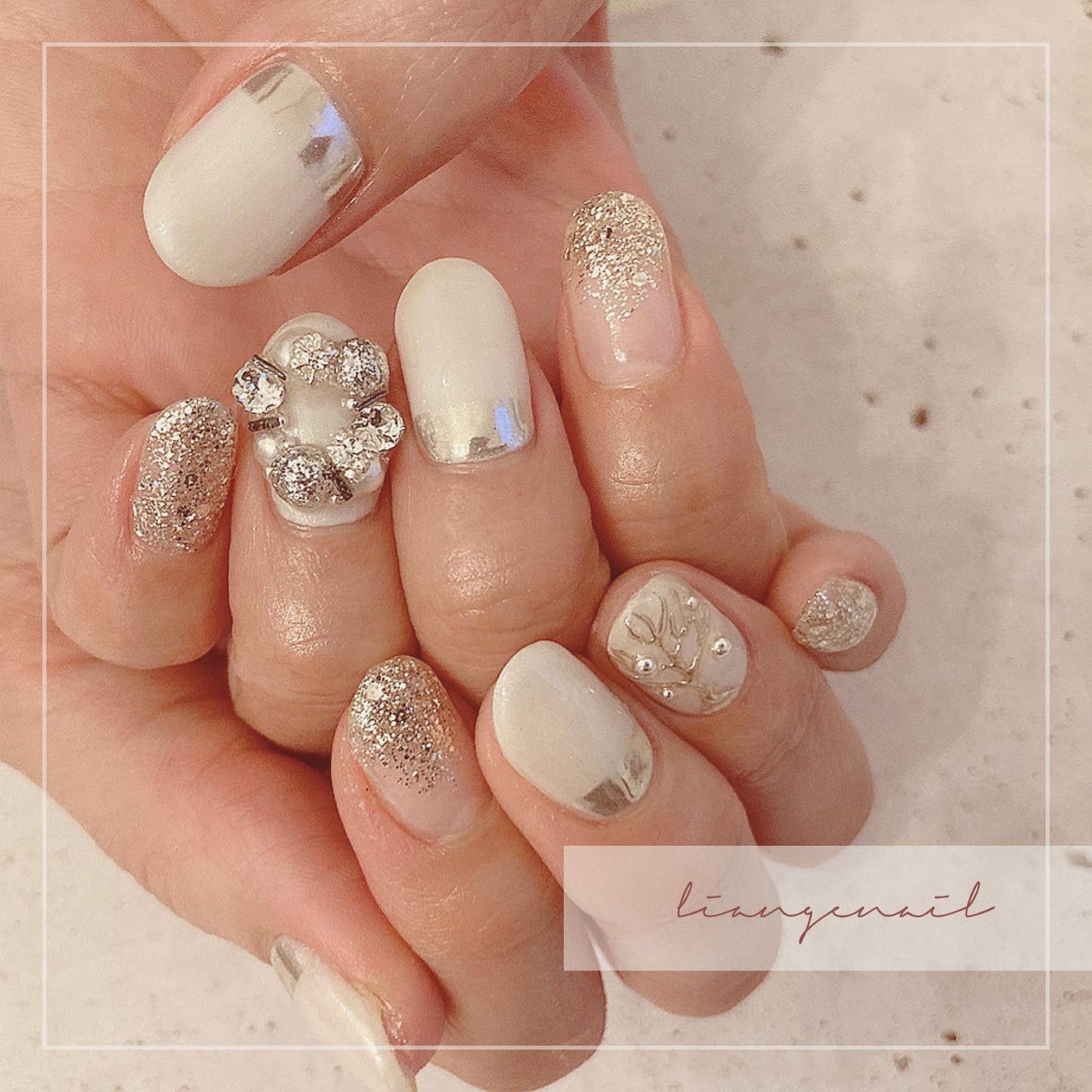 Yuki on LIPS 「.ホワイトとシルバーでChristmas❤︎.....Lian..」(1枚目)