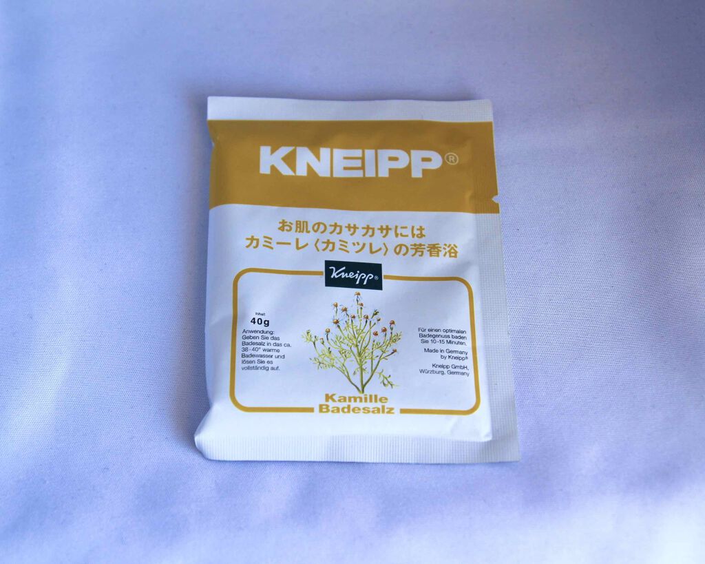 試してみた】クナイプ クナイプ バスソルト カミーレ<カミツレ