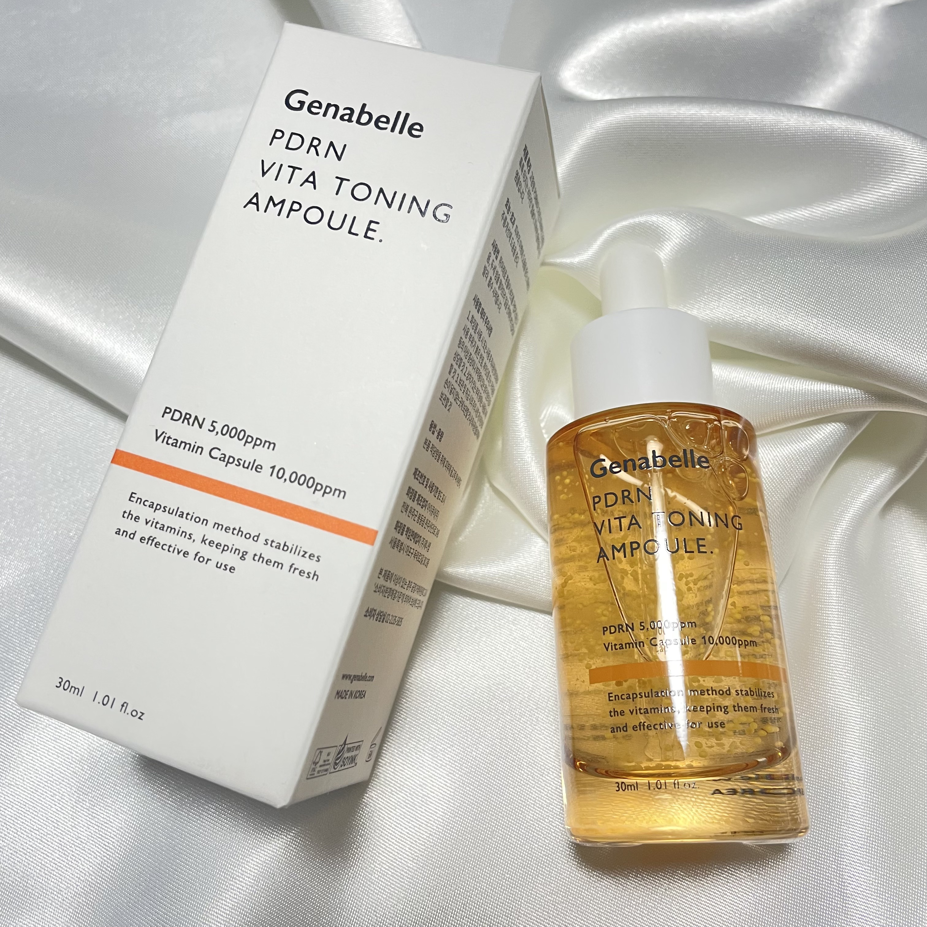 PDRNビタトーニングアンプル/Genabelle/美容液を使ったクチコミ（3枚目）