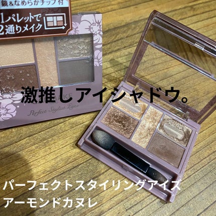 パーフェクトスタイリストアイズ/キャンメイク/アイシャドウパレットを使ったクチコミ(1枚目)