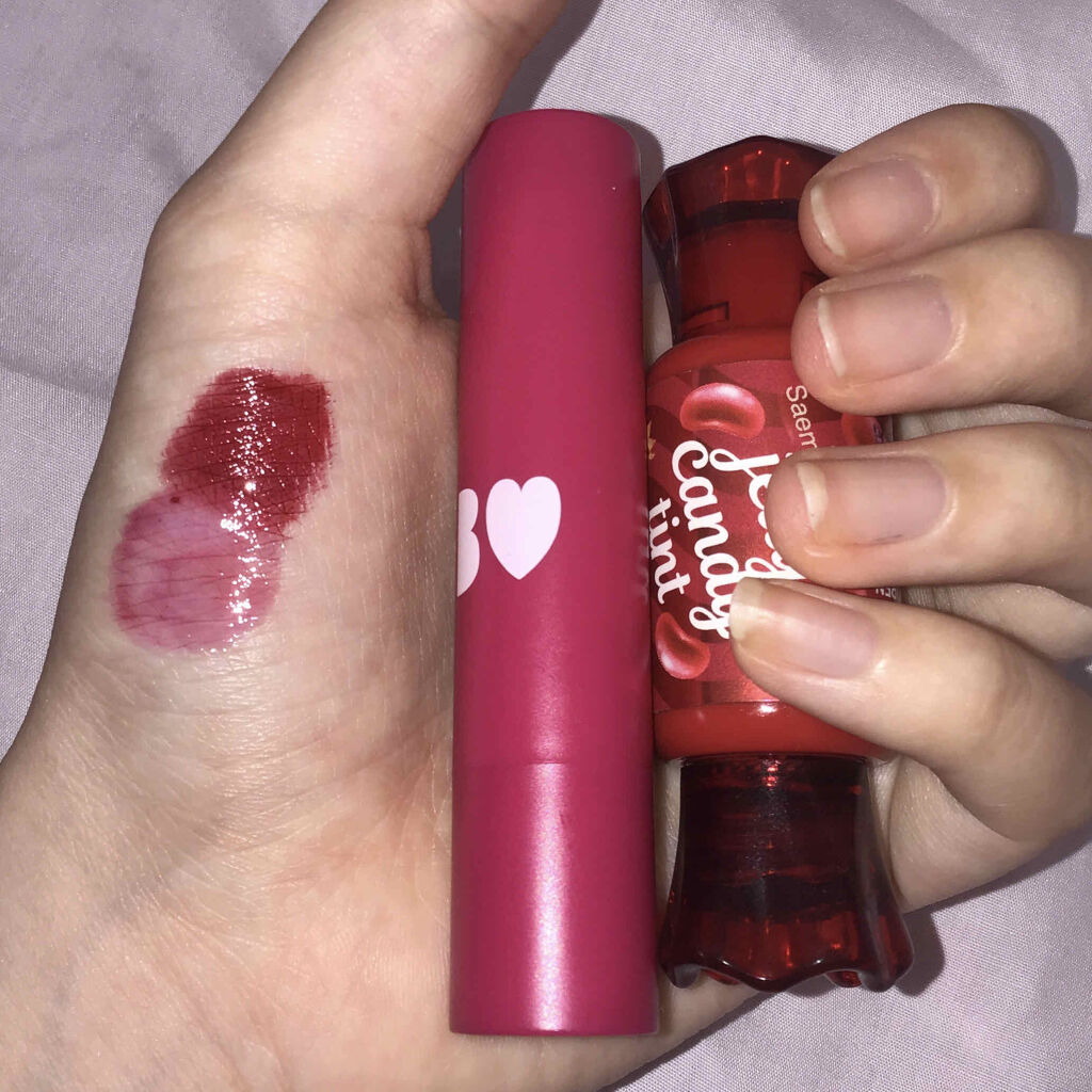 ジェリー キャンディー ティント 01 ポメグラネット/the SAEM/リップティントを使ったクチコミ（3枚目）