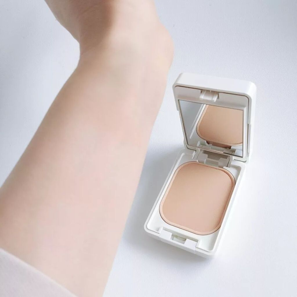 UV パウダー ファンデーション/ちふれ/パウダーファンデーションを使ったクチコミ(4枚目)