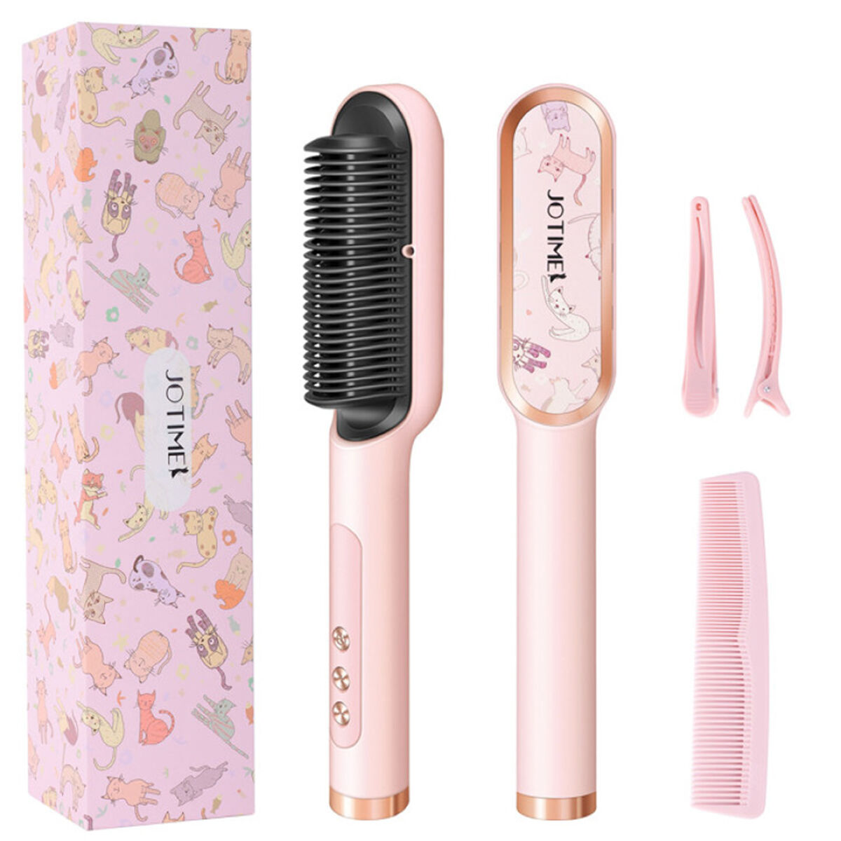 試してみた】ヘアアイロン ブラシ jotimeiのリアルな口コミ・レビュー