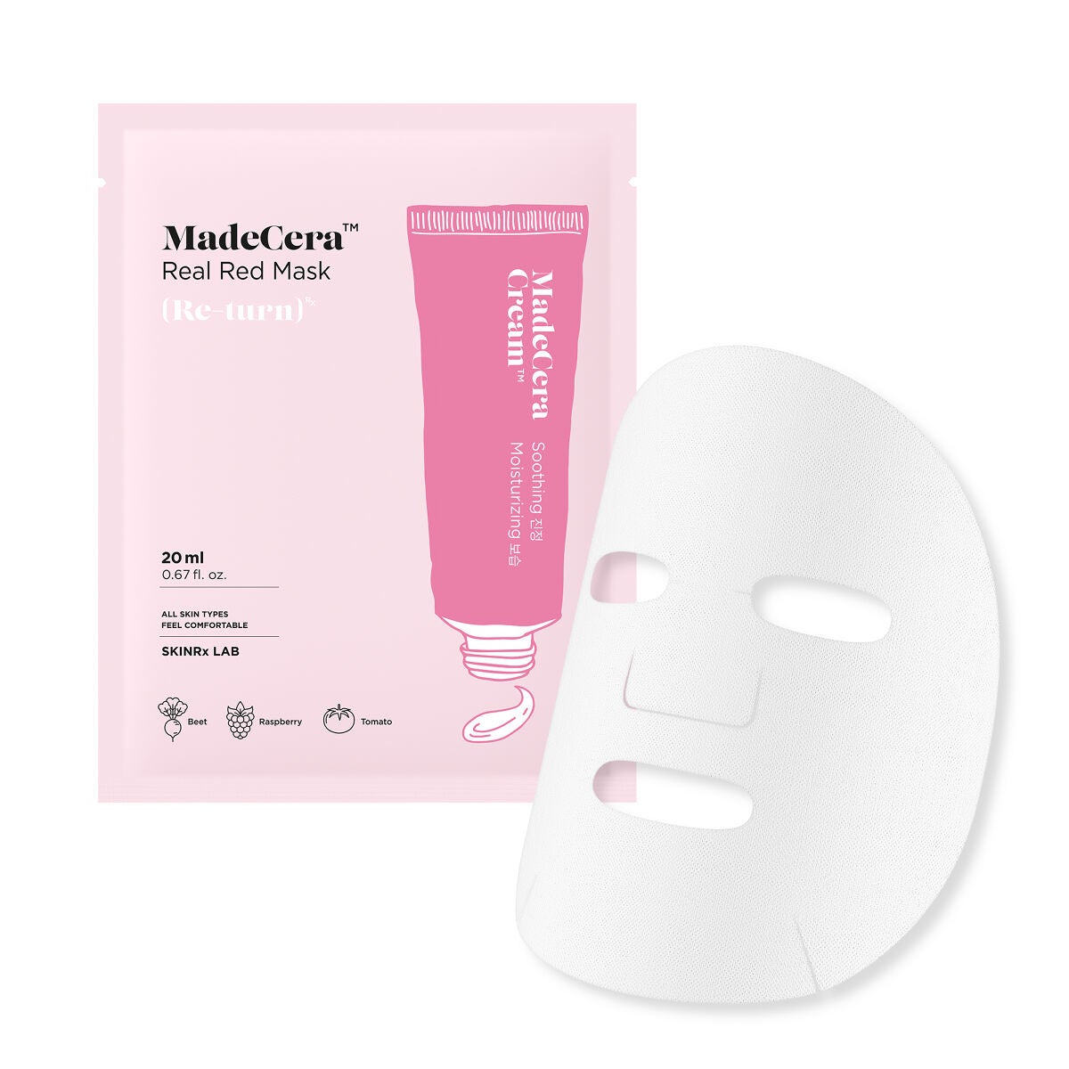 マデセラリアルレッドマスク SKINRx LAB