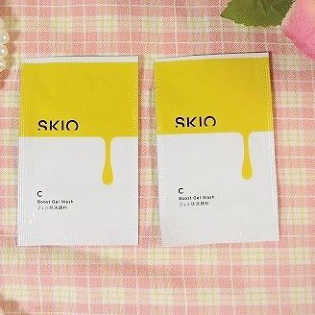 VC ブーストジェルウォッシュ/SKIO/その他洗顔料を使ったクチコミ（3枚目）