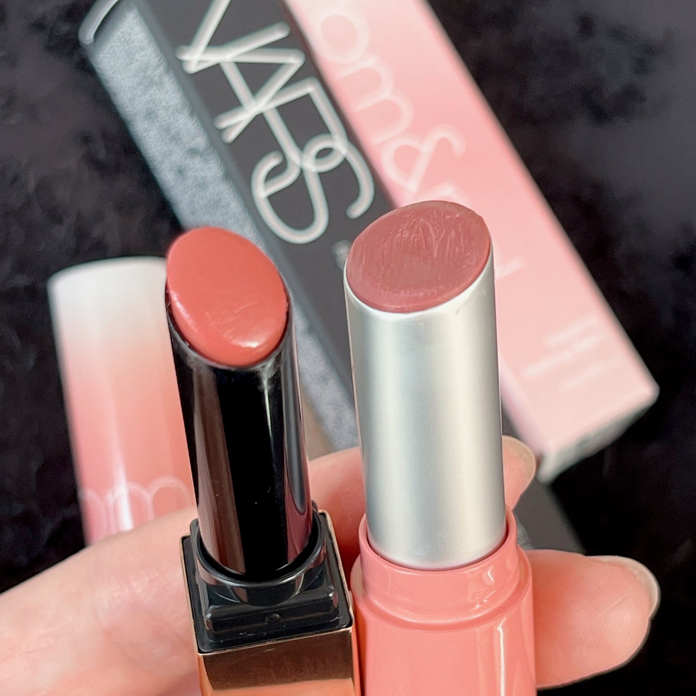 グラスティングメルティングバーム/rom&nd/リップバームを使ったクチコミ(2枚目)