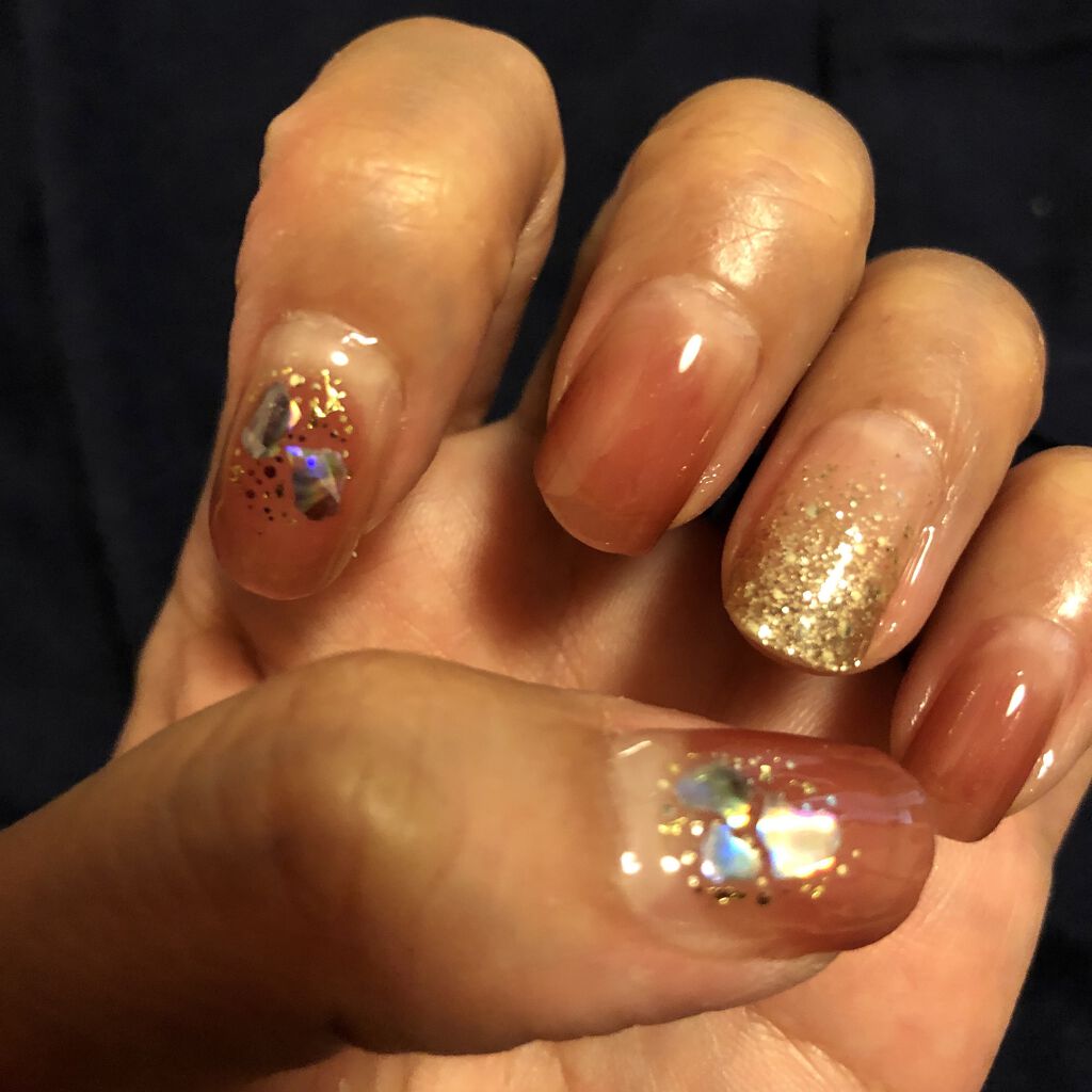 セミキュアジェルネイル（ハンド）/ohora/ネイルシールを使ったクチコミ（2枚目）