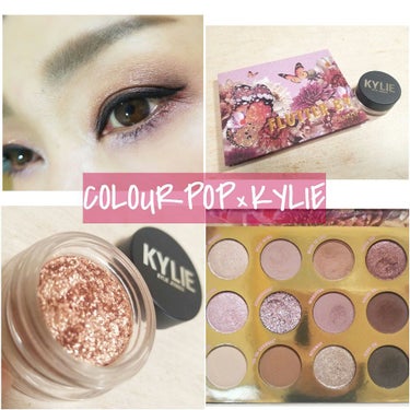 Kylie Cosmetics SHIMMER EYE GLAZEのクチコミ「#最近のアイメイク ♪♪♪

《使用したコスメ》
#COLOURPOP
【#FLUTTERBY.....」（1枚目）