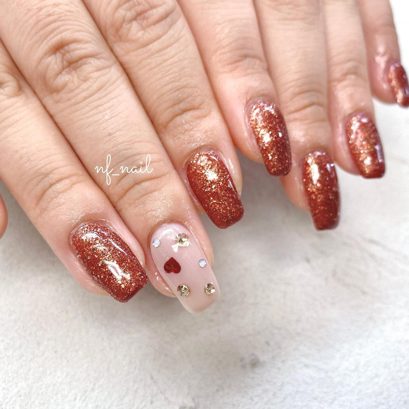 Natsumi◎nailist on LIPS 「.2本art¥6,500+¥550.#ネイル#ネイルデザイ..」(2枚目)