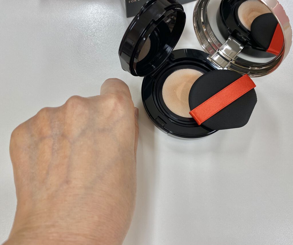 ドラマティックジェリーコンパクト/マキアージュ/クッションファンデーションを使ったクチコミ（3枚目）