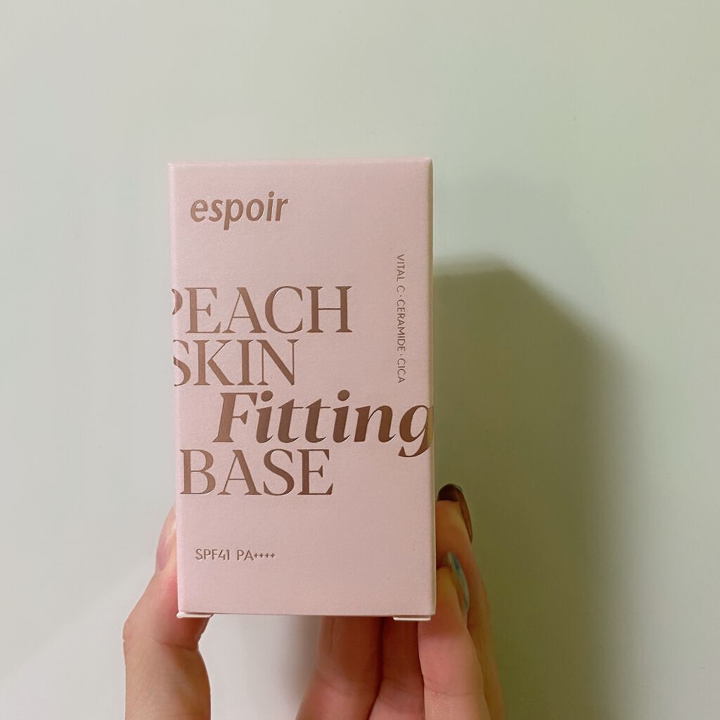 ピーチスキンフィッティングベース/espoir/化粧下地を使ったクチコミ(2枚目)