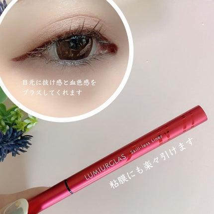 スキルレスライナー/LUMIURGLAS/リキッドアイライナーを使ったクチコミ(6枚目)