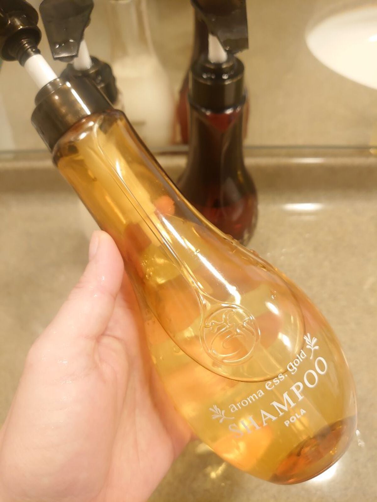 アロマエッセゴールド シャンプー/コンディショナー/aroma ess./市販シャンプーを使ったクチコミ(1枚目)