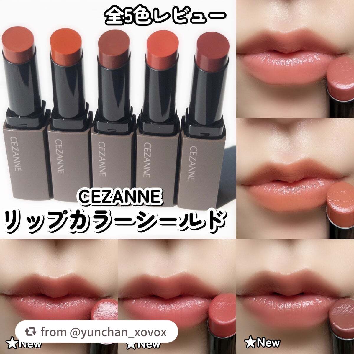 リップカラーシールド/CEZANNE/口紅を使ったクチコミ(1枚目)