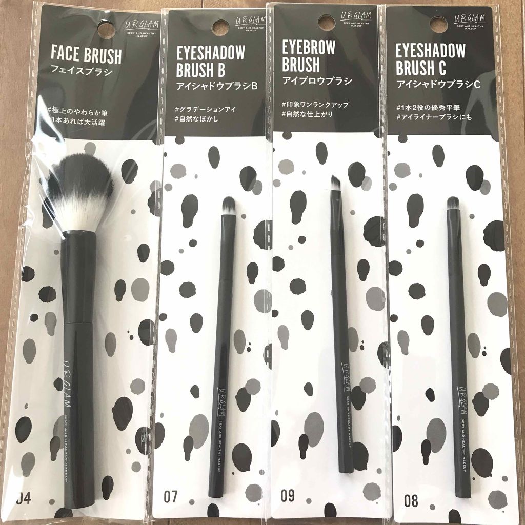 UR GLAM　FACE BRUSH/U R GLAM/メイクブラシを使ったクチコミ（3枚目）