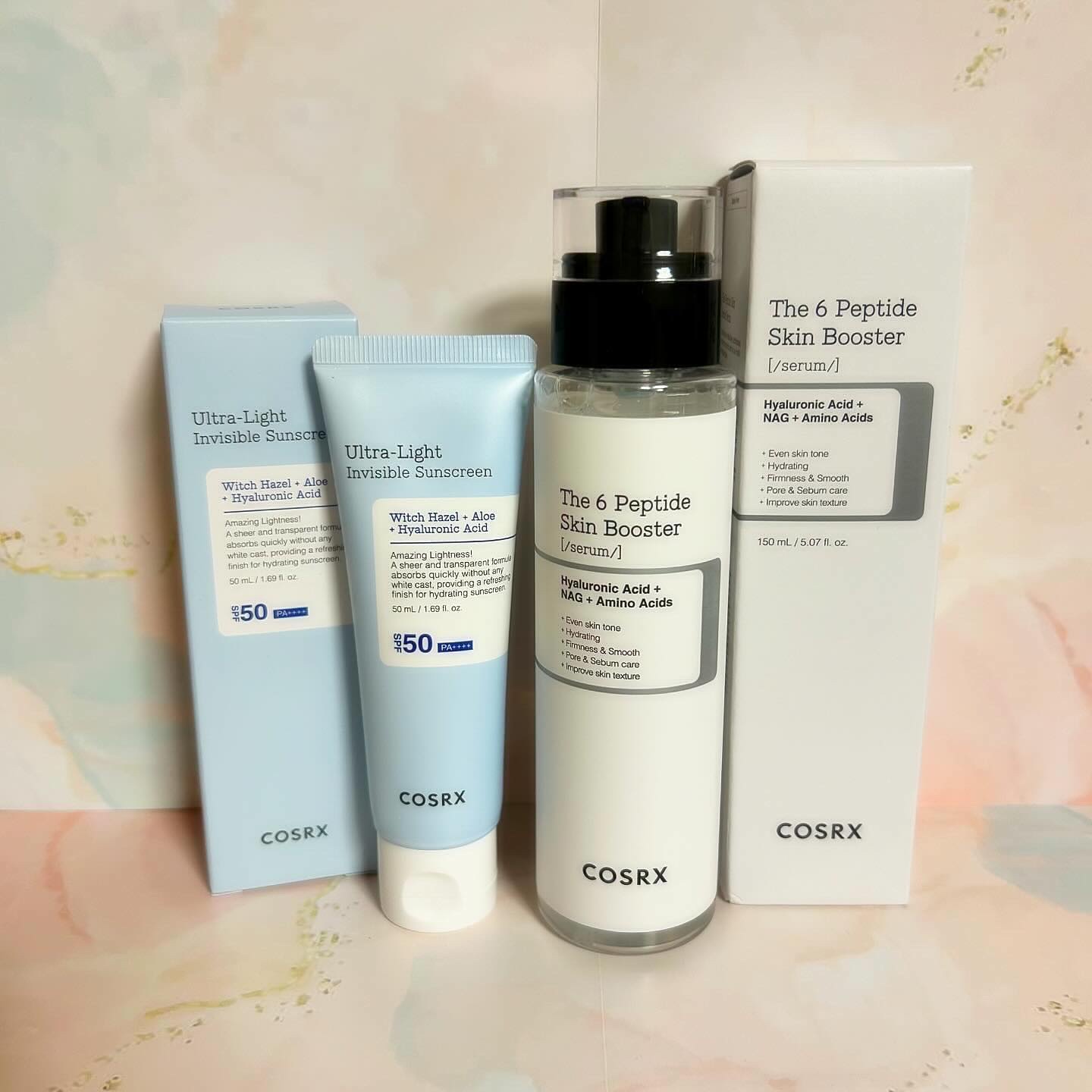 ウルトラライト透明UVクリーム/COSRX/日焼け止めクリームを使ったクチコミ（1枚目）