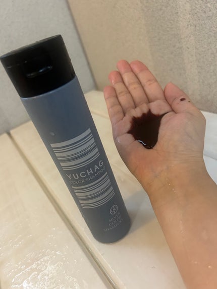 ユチャ カラーシャンプー/カラートリートメント セット(シルバー)/YUCHAG/市販シャンプーを使ったクチコミ(2枚目)