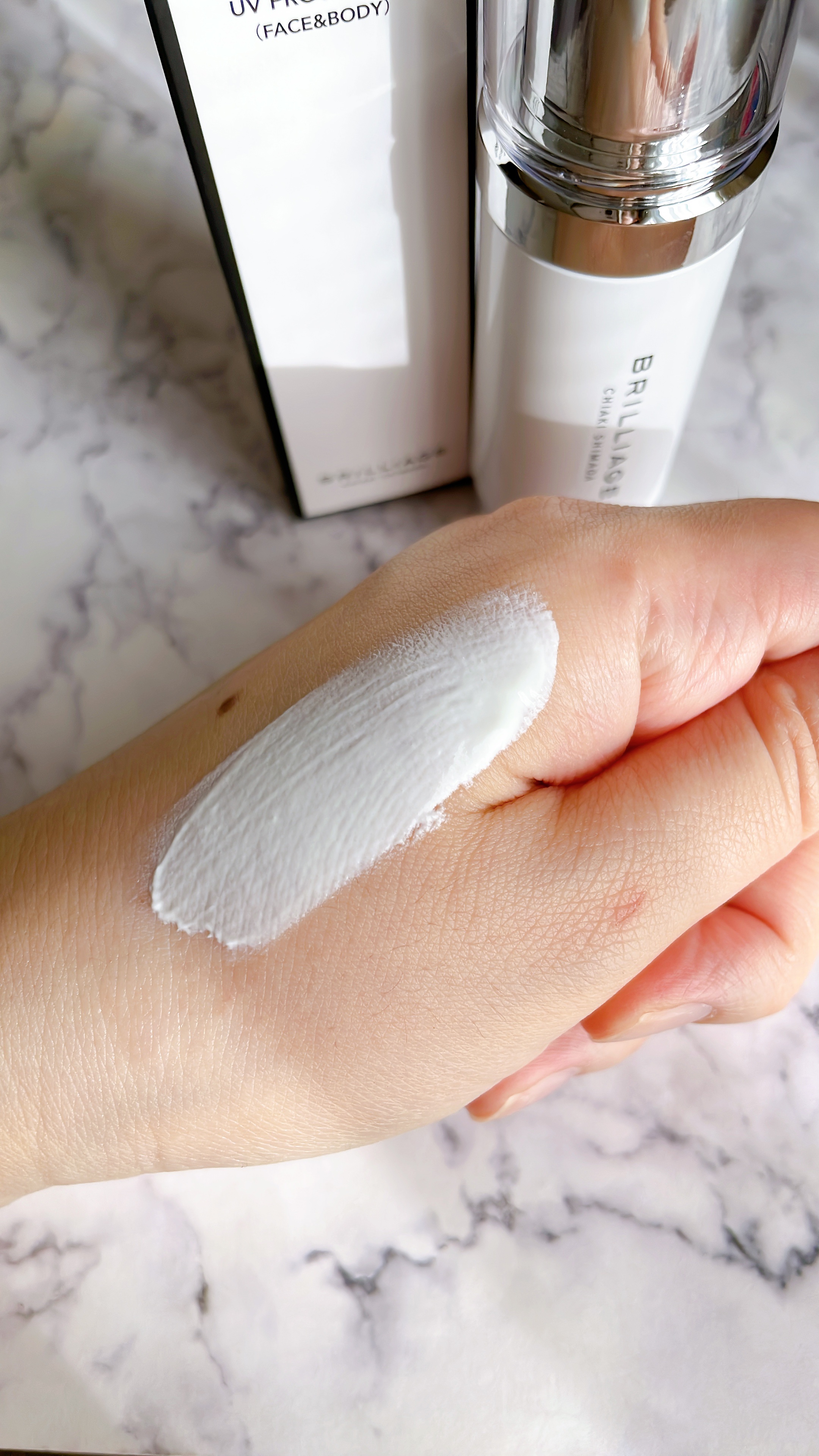 スキンプライマー UV プロテクター（フェイス＆ボディ）/ブリリアージュ/化粧下地を使ったクチコミ（3枚目）