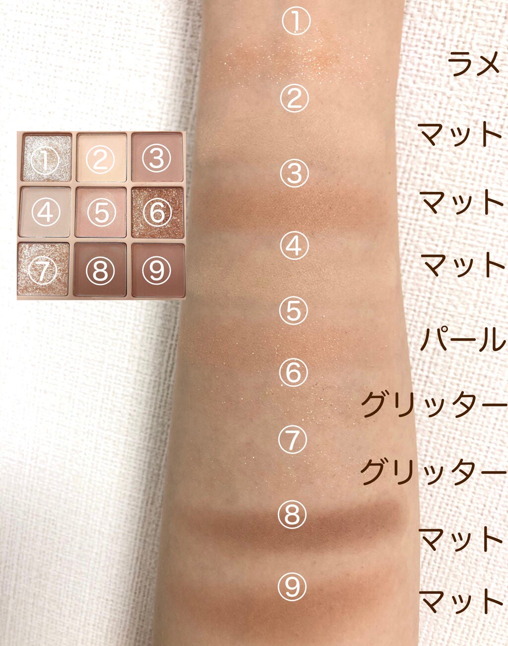 シャドウパレット/dasique/アイシャドウパレットを使ったクチコミ(3枚目)