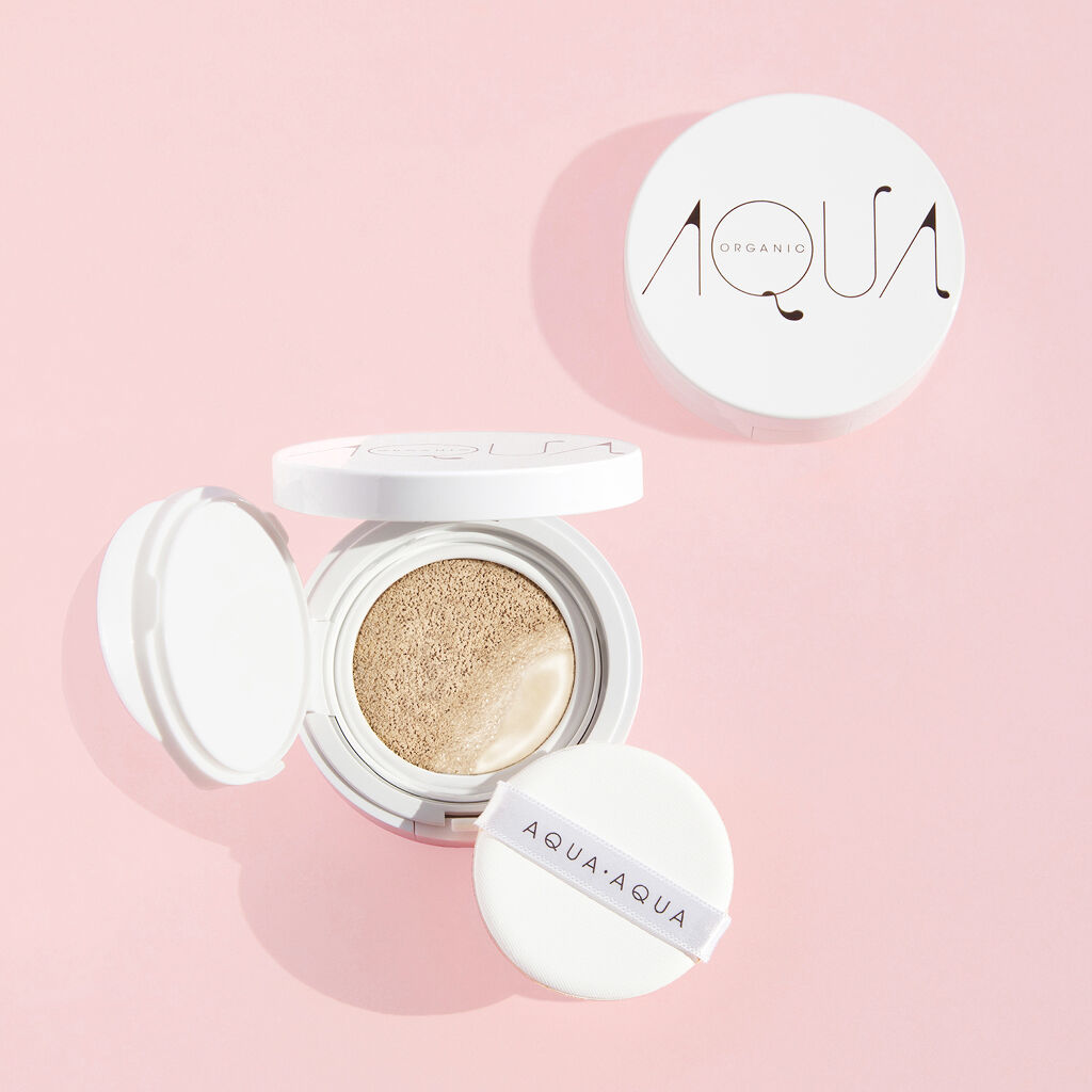 ひと塗りでツヤ肌に！オーガニッククッションファンデ（1枚目）