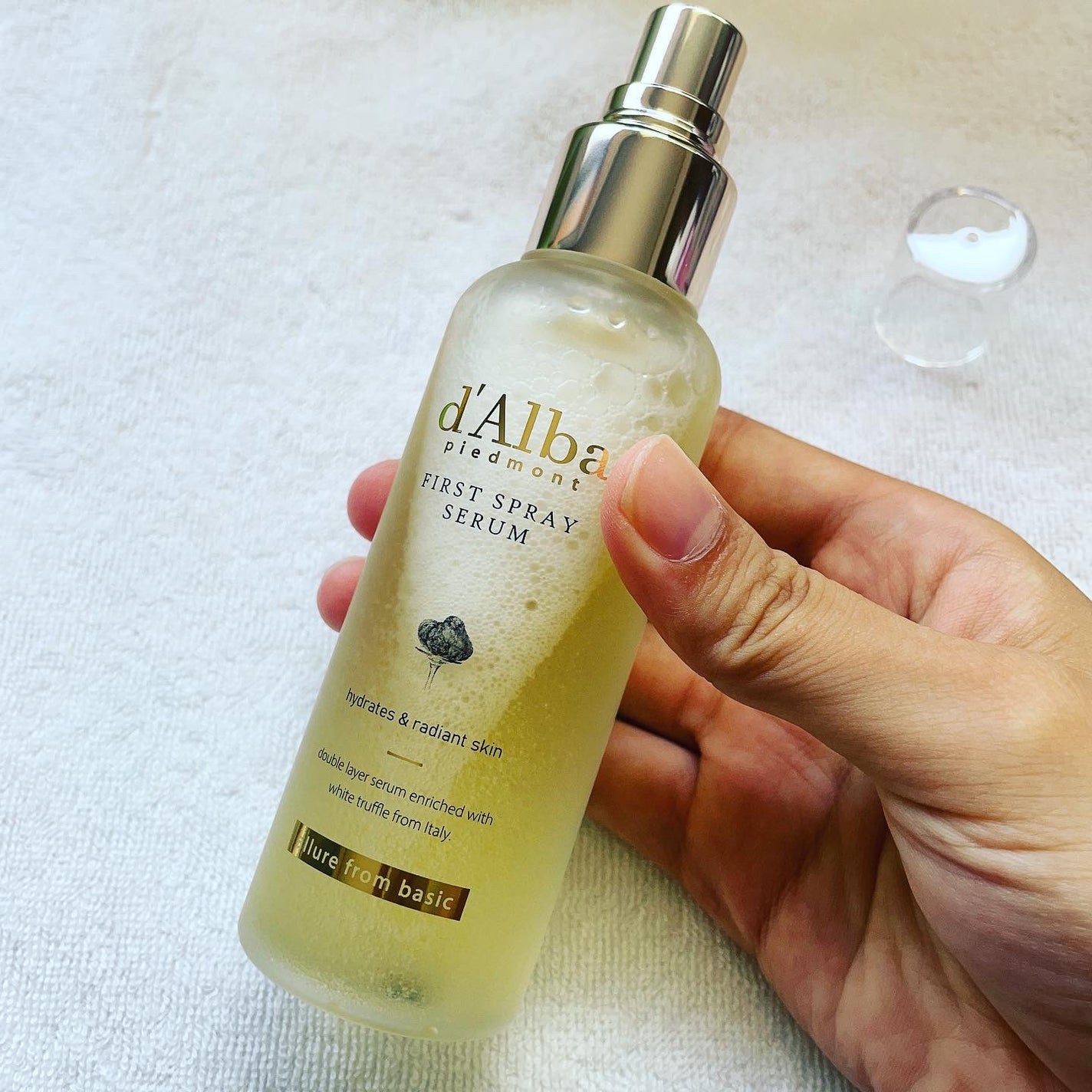 ダルバ ホワイトトリュフファーストスプレーセラム/ダルバ/ミスト状化粧水を使ったクチコミ(3枚目)