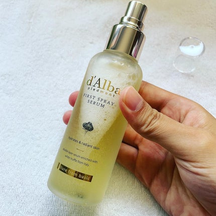 ダルバ ホワイトトリュフファーストスプレーセラム/ダルバ/ミスト状化粧水を使ったクチコミ(3枚目)