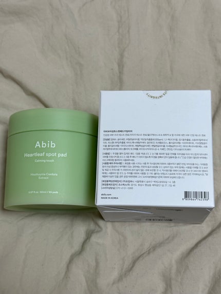 ドクダミカーミングタッチスポットパッド/Abib /トナーパッドを使ったクチコミ(2枚目)