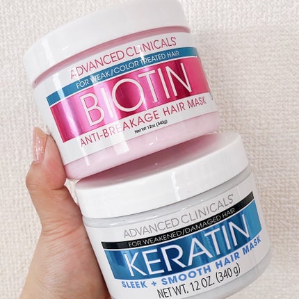 BIOTIN anti-breakage hair mask/ADVANCED CLINICALS/洗い流すヘアトリートメントを使ったクチコミ(1枚目)