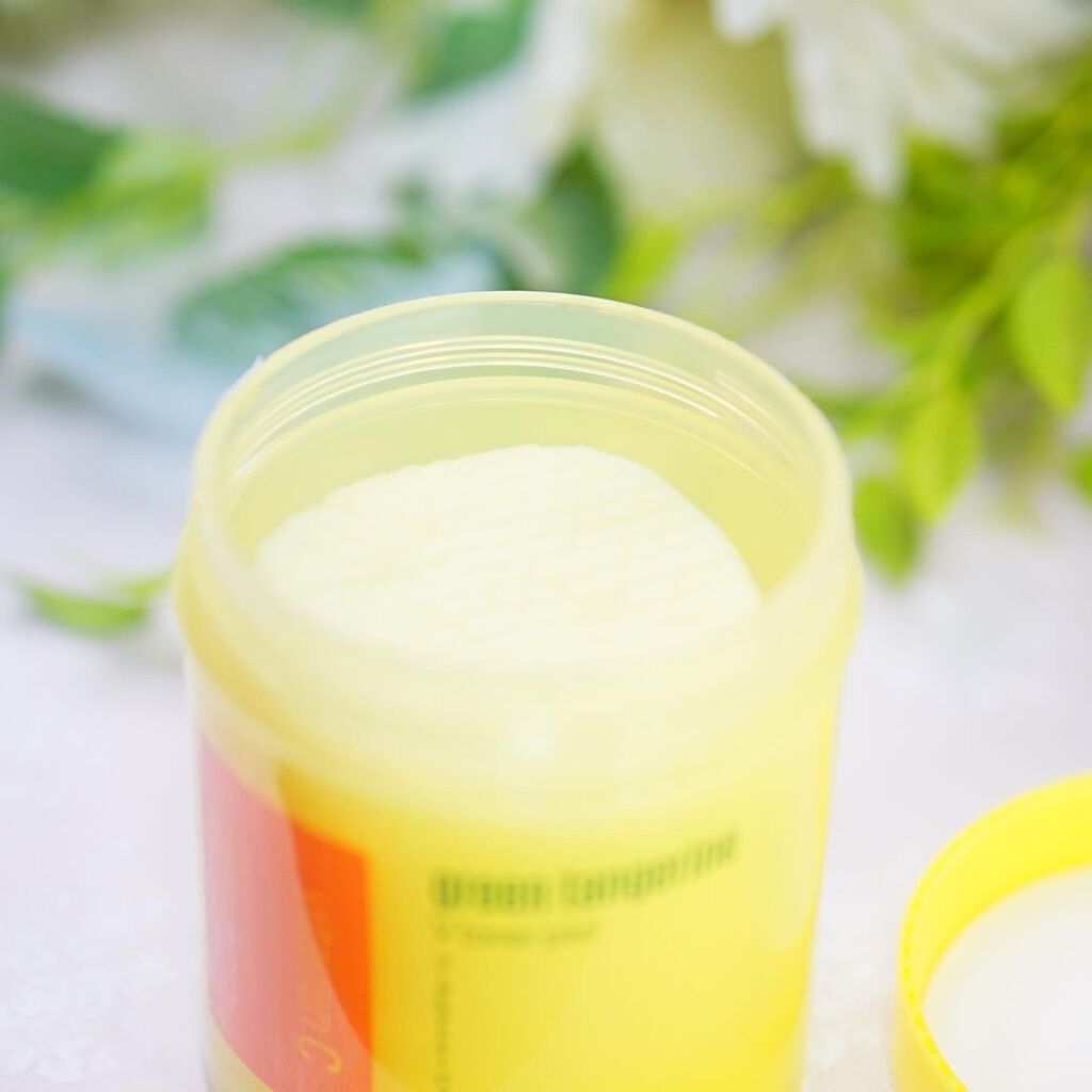 グリーンタンジェリン ビタCダークスポットケアパッド/goodal/トナーパッドを使ったクチコミ(8枚目)