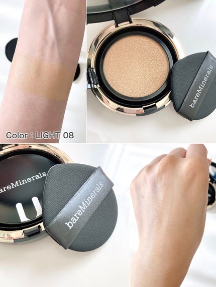 オリジナル ピュア セラム カバーアップ クッション/bareMinerals/クッションファンデーションを使ったクチコミ(5枚目)