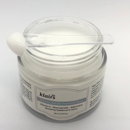 フレッシュリージュースドビタミンEマスク(90g)/Klairs/フェイスクリームを使ったクチコミ(4枚目)