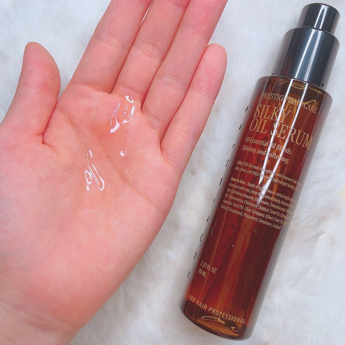 SILKY OIL SERUM/CULRY SHYLL/ヘアオイルを使ったクチコミ(2枚目)